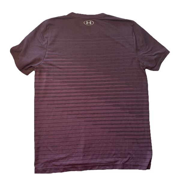 Under Armour Mens XL Purple Short Sleeve Golf Workout Gym Active Heatgear Tee - Picture 2 of 9